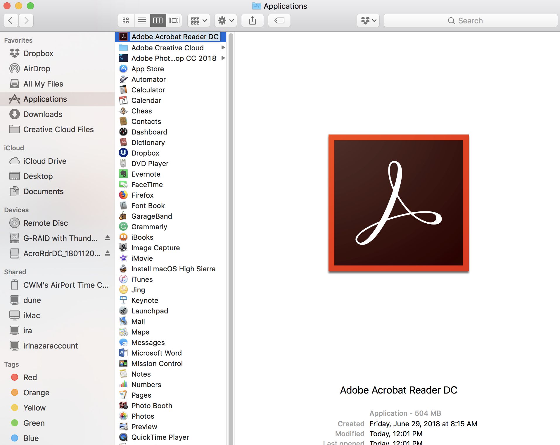 Adobe acrobat reader mac app store
